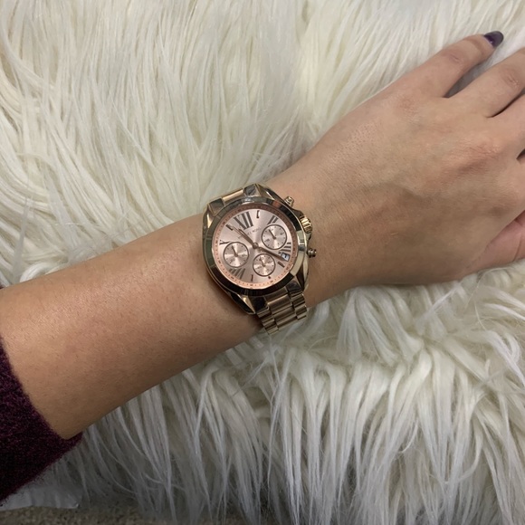 MICHAEL KORS Bradshaw Rose Gold-Tone Watch - Picture 6 of 7